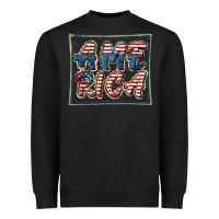 Black America Heavyweight Sweatshirt - FaDigitalArtStudio