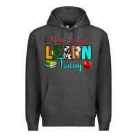 Charcoal Heather y'all gonna learn today Premium Hoodie - RanaPortraitStore