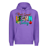 Purple y'all gonna learn today Premium Hoodie - RanaPortraitStore
