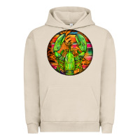 Pigment French Oak lobster round Urban Hoodie - BarkalooDesign