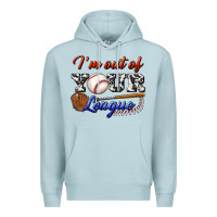 Blue Mist i' m out of your league Premium Hoodie - BundleAndBundleShop