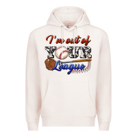Pale Pink i' m out of your league Premium Hoodie - BundleAndBundleShop