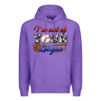 Purple i' m out of your league Premium Hoodie - BundleAndBundleShop