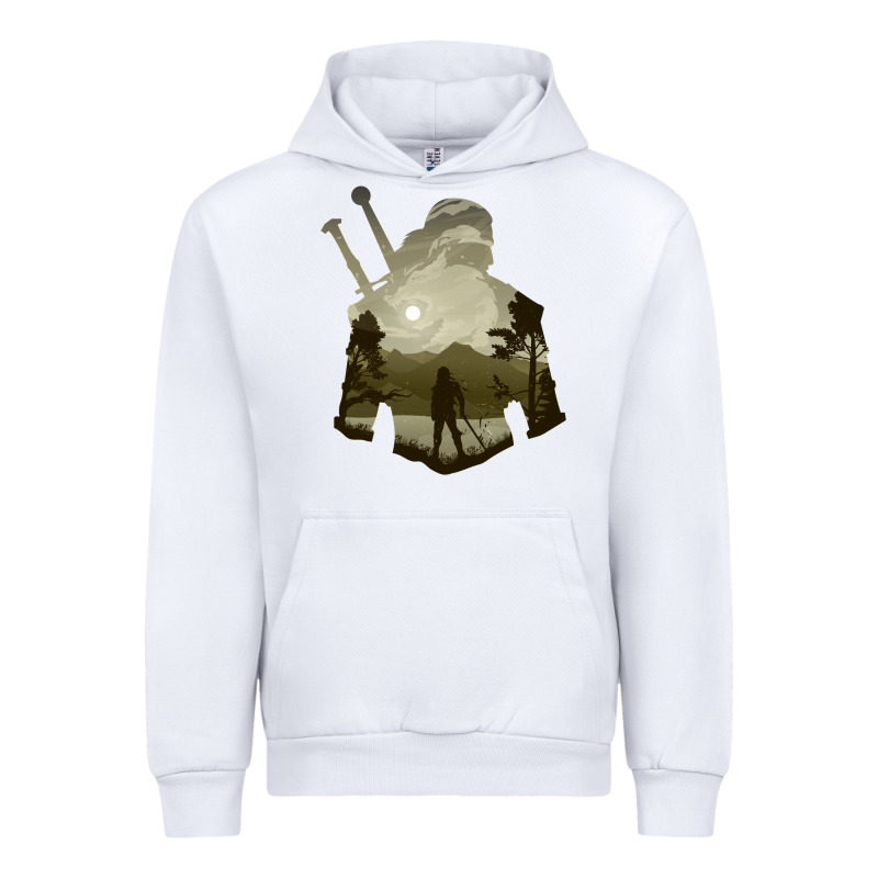 The Witcher Geralt Hero Sword Companion Minima List Illusion Art Urban Hoodie by tuanDangUi | Teevron