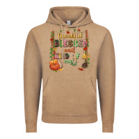 Vintage Coffee Thankful blessed and kind of a mess Vintage Hoodie - NancyCooperArtShop
