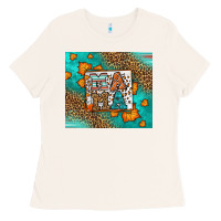 Bone Fall Autumn Leopard Serape Mama Ladies Tee - LillyAllenDesigns