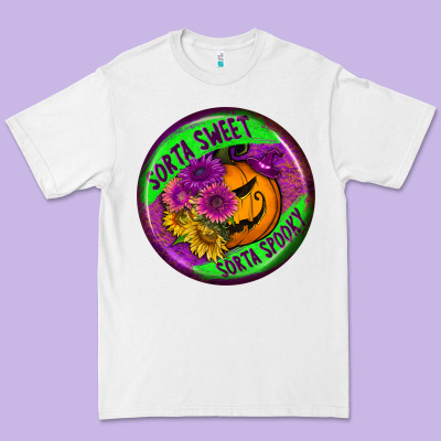 Halloween Round Earrings Premium Tee Designed By Bundleandbundleshop