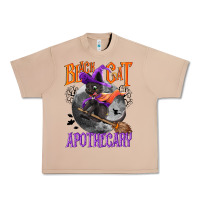 Burro Black cat apothecary Urban Heavy Tee - NancyCooperArtShop