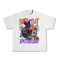 Lunar Rock Black cat apothecary Urban Heavy Tee - NancyCooperArtShop
