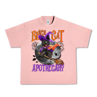 Salmon Black cat apothecary Urban Heavy Tee - NancyCooperArtShop