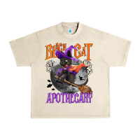 Sandshell Black cat apothecary Urban Heavy Tee - NancyCooperArtShop