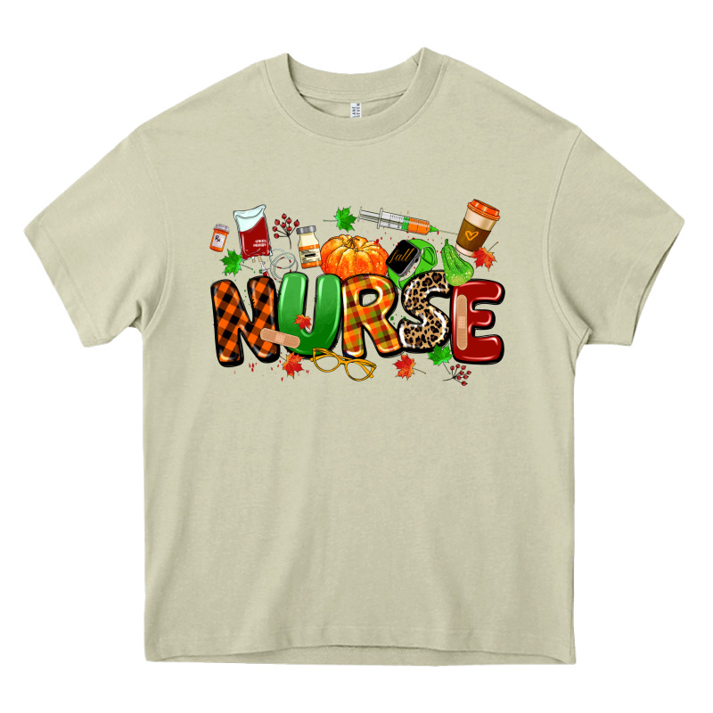 Fall Nurse Heavy Core Tee by MaliasSmallBusiness | Teevron