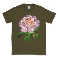 Army Green belinda's blush rose Classic Tee - LillyAllenDesigns