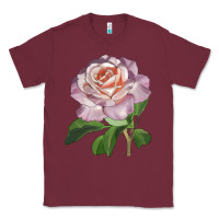 Burgundy belinda's blush rose Classic Tee - LillyAllenDesigns