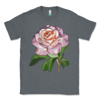 Charcoal Heather belinda's blush rose Classic Tee - LillyAllenDesigns