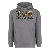 Storm peace love bald head eagle Heavyweight Hoodie - LillyAllenDesigns