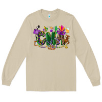 Mushroom cma mardi gras cowgirl Long Sleeve Tee - CowGirlArtShop