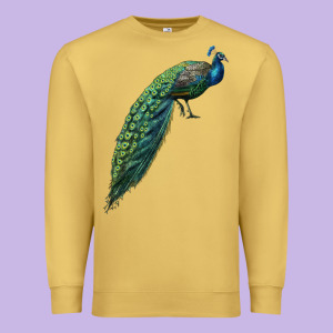 Peacock Premium Sweatshirt Designed By Lillyallendesigns