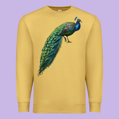 Peacock Premium Sweatshirt Designed By Lillyallendesigns