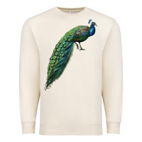 Sandshell Peacock Premium Sweatshirt - LillyAllenDesigns