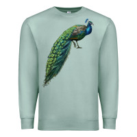 Seafoam Peacock Premium Sweatshirt - LillyAllenDesigns