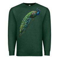 Sports Green Peacock Premium Sweatshirt - LillyAllenDesigns
