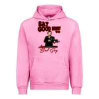 Fuchsia Pink say good night to the bad guy Urban Hoodie - tuanDangUi