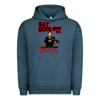 Pigment Midnight Navy say good night to the bad guy Urban Hoodie - tuanDangUi