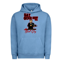 Pigment Pebble Blue say good night to the bad guy Urban Hoodie - tuanDangUi