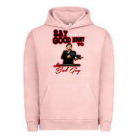 Pigment Salmon say good night to the bad guy Urban Hoodie - tuanDangUi