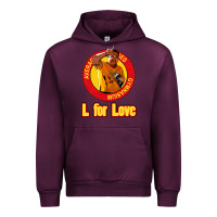 Mauve Wine l for love Urban Hoodie - tuanDangUi