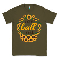 Army Green Happy Fall Sunflowers Classic Tee - Bettercallsaul