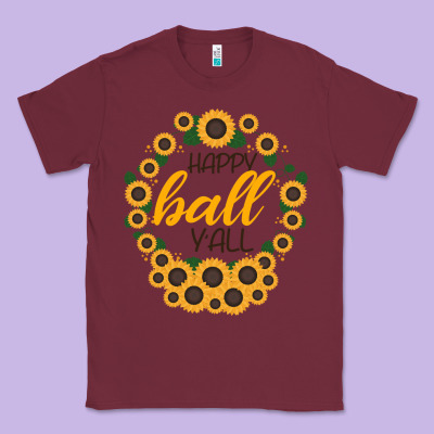 Happy Fall Sunflowers Classic Tee Designed By Bettercallsaul