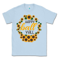Dusty Blue Happy Fall Sunflowers Classic Tee - Bettercallsaul