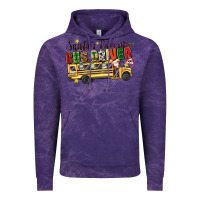 Cloud Purple santas favorite bus driver Vintage Hoodie - texasbilliewilder