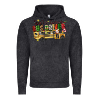 Vintage Black santas favorite bus driver Vintage Hoodie - texasbilliewilder