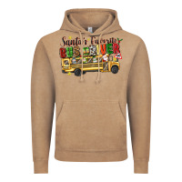 Santas Favorite Bus Driver Vintage Hoodie | Teevron