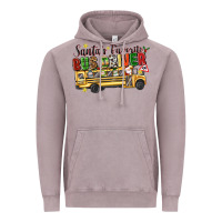 Vintage Zinc santas favorite bus driver Vintage Hoodie - texasbilliewilder
