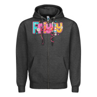 Charcoal Heather friyay Zipper Hoodie - CowhideDigitalArt