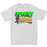 Dove Grey spooky vibes Premium Tee - BundleAndBundleShop