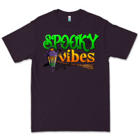Plum spooky vibes Premium Tee - BundleAndBundleShop