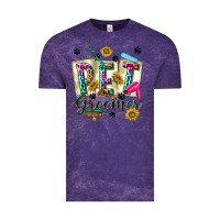 Cloud Purple Western Pet Groomer Vintage Tee - texasbilliewilder