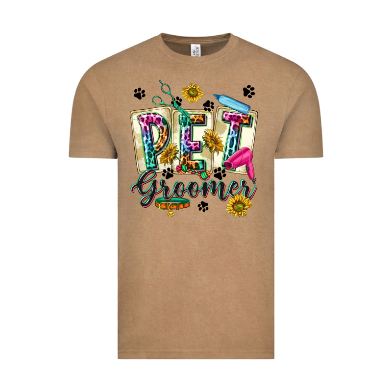 Western Pet Groomer Vintage Tee by texasbilliewilder | Teevron