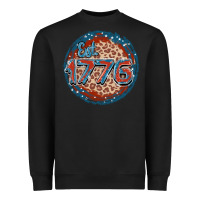 Black Est. 1776 Heavyweight Sweatshirt - FaDigitalArtStudio