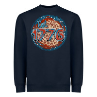 Navy Est. 1776 Heavyweight Sweatshirt - FaDigitalArtStudio