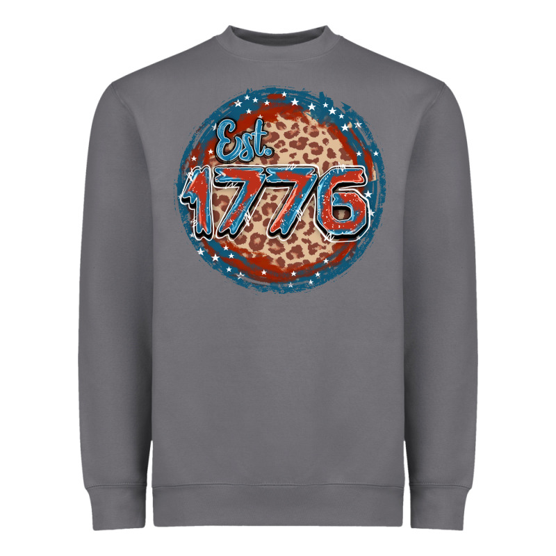Est. 1776 Heavyweight Sweatshirt by FaDigitalArtStudio | Teevron