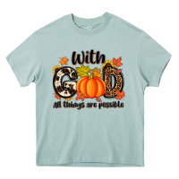Arona with god all things are possible Heavy Core Tee - MaliasSmallBusiness
