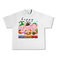 Lunar Rock happy hallothanksmas pigs Urban Heavy Tee - texasbilliewilder