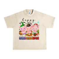 Sandshell happy hallothanksmas pigs Urban Heavy Tee - texasbilliewilder