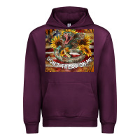 Mauve Wine rattle snake don't tread on me tumbler Urban Hoodie - BarkalooDesign